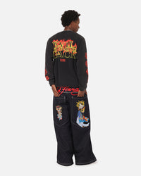 73Studio X Diablo Halloween Evil Is Coming Back Long Sleeve T-Shirt Vintage Black