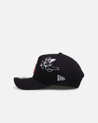 New Era Los Angeles Angels 'Cherub Official Team Color' 9FORTY A-Frame Snapback Navy