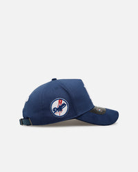 Pro Standard Los Angeles Dodgers 'Team Color Suede' Pro Pinch Strapback Official Team Color