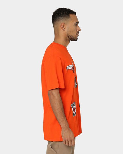 Mitchell & Ness Chicago Bulls Flight T-Shirt Faded Orange