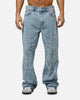 Revenge Spider Web Denim Pants Blue