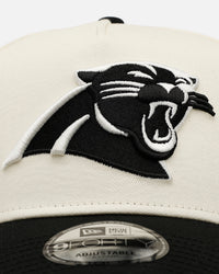 New Era Carolina Panthers 'Easy Chrome Black' 9FORTY A-Frame Snapback Chrome/Black