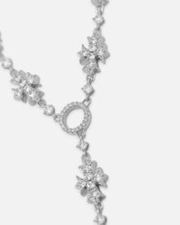 Saint Morta Rosary Cross Chain White Gold