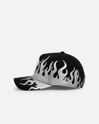 New Era Philadelphia Phillies 'Metallic Flames' 9FORTY A-Frame Snapback Black/Silver
