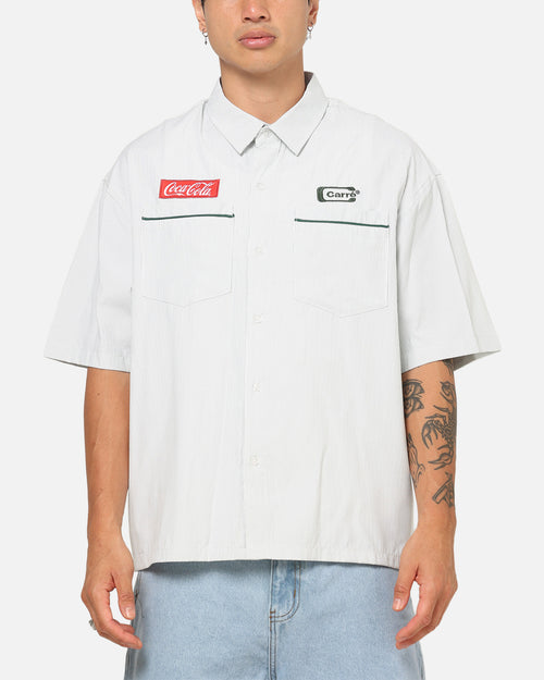 Carre Carré X Coca Cola Road Pilot Button Up Shirt Green