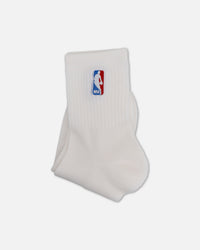 Pro Compression Classic NBA Logoman Crew Sock White
