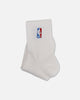 Pro Compression Classic NBA Logoman Crew Sock White