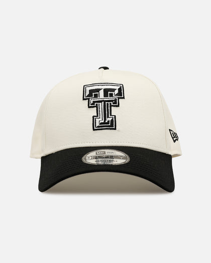 New Era Texas Tech Red Raiders 'Easy Chrome Black' 9FORTY A-Frame Snapback Chrome/Black