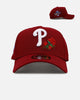 New Era Philadelphia Phillies 'Rose Emblem' 9FORTY A-Frame Snapback Official Team Color