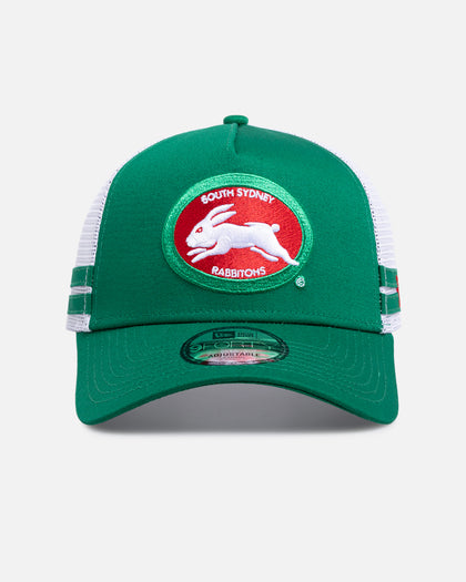 New Era South Sydney Rabbitohs 'NRL 26 Retro Trucker' 9FORTY A-Frame Snapback Original Team Colours