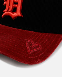 New Era Detroit Tigers 'Velvet Cord Certified Lover' 9FORTY A-Frame Premium Corduroy Snapback Black