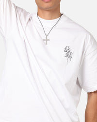 Saint Morta Fray Boxy T-Shirt White