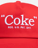 Carre X Coca Cola Heritage Snapback Red