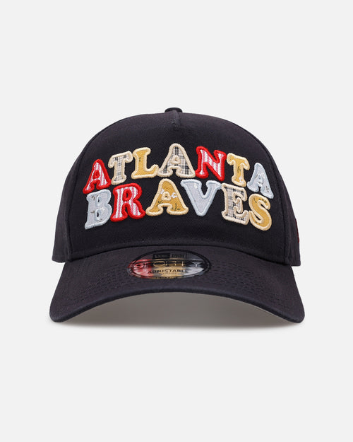 New Era Atlanta Braves 'Fabric Shop' 9FORTY A-Frame Snapback Navy