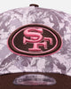 New Era San Francisco 49ers 'Pink Tree Camo' 9FORTY A-Frame Snapback Pink