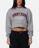 Tommy Jeans Women's Crop Collar Crewneck Grey Heather
