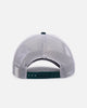 New Era Los Angeles Dodgers 'Upside Down Logo' 9FORTY A-Frame Trucker Snapback White/Green