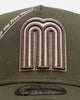 New Era Mexico National Baseball Team 'Mexico Spring Delivery' 9FORTY A-Frame Snapback Olive