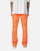 MNML Coated Skinny Sweatpants Orange