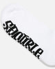 S Double Standard Shawn Sock White