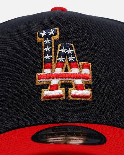 New Era Los Angeles Dodgers 'Fourth Of July' 9FORTY A-Frame Snapback Navy/Red