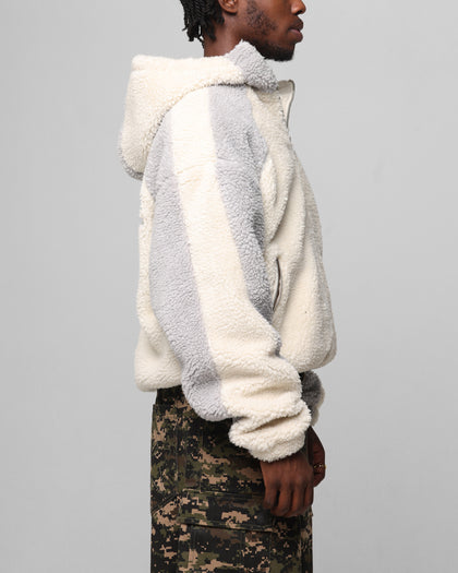 Loiter Speedway Fleece Jacket Stone