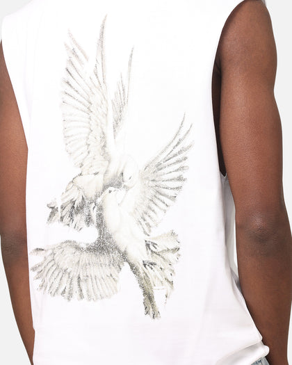 Saint Morta Doves Oversized Muscle T-Shirt White