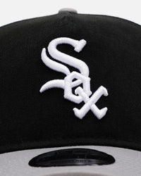 New Era Chicago White Sox 'Pigment Dye Two Tone' 9FORTY A-Frame Snapback Black/Official Team Color
