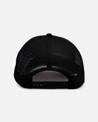 New Era Los Angeles Dodgers 'Bleach' 9FORTY A-Frame Trucker Snapback Denim