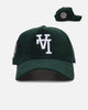 New Era Los Angeles Dodgers 'Upside Down LA Cord' 9FORTY A-Frame Corduroy Snapback Green