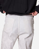 MNML Super Stacked Denim Jeans White