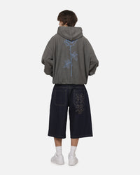 XXIII Rose Hoodie Washed Charcoal/Blue