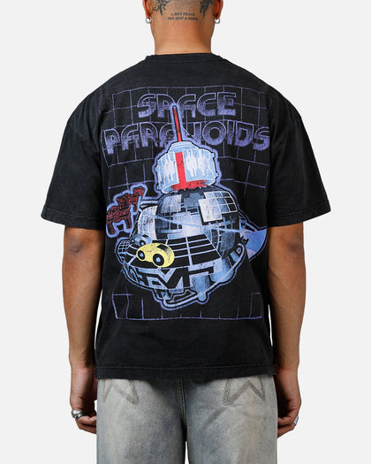 73Studio Disney Kingdom Hearts Space Paranoids Heavyweight T-Shirt Black Acidwash