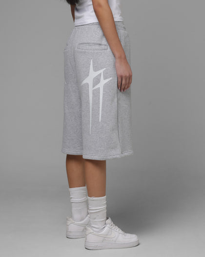 Loiter Ultra Hybrid Fleece Shorts Grey Marle