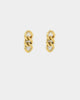 Raising Hell Miami Link Earrings Gold