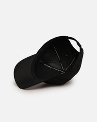 Jordan Rise Structured Metal Jumpman Strapback Hat Black