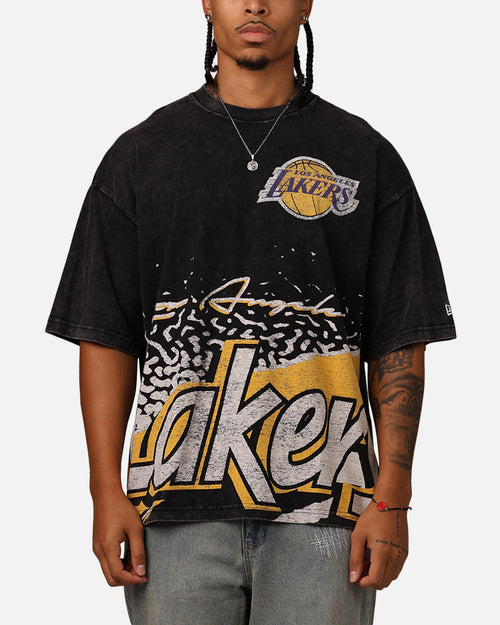 New Era Los Angeles Lakers Sport Class T-Shirt Washed Black