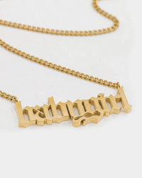 Raising Hell Women's 18" Babygirl Pendant Gold