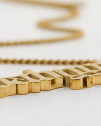 Raising Hell Women's 18" Babygirl Pendant Gold