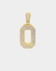 Saint Morta Men's Iced College Pendant Iced Gold