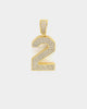 Saint Morta Men's Iced College Pendant Iced Gold
