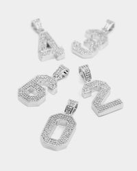Saint Morta Men's Iced College Pendant Iced White Gold