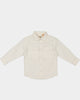 EN ES KIDS Kids' Style Long Sleeve Button Up Shirt Beige