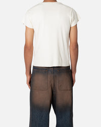 MNML Fitted Rib T-Shirt White