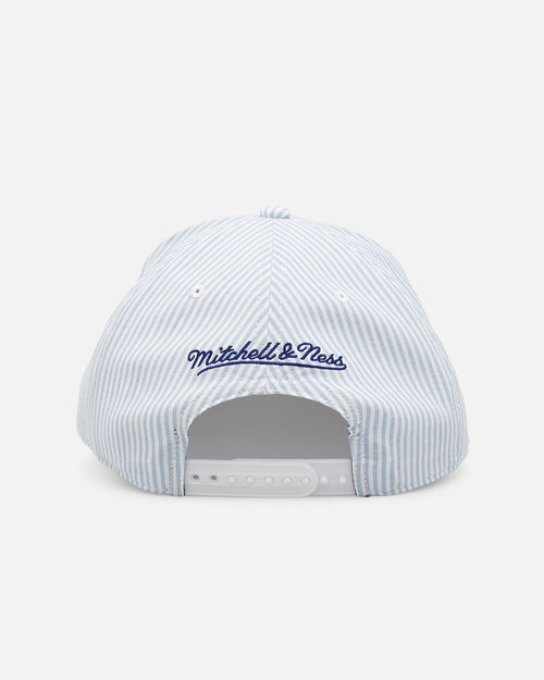 Mitchell & Ness Oklahoma City Thunder 'Seersucker' Pro Pinch Snapback Blue/White
