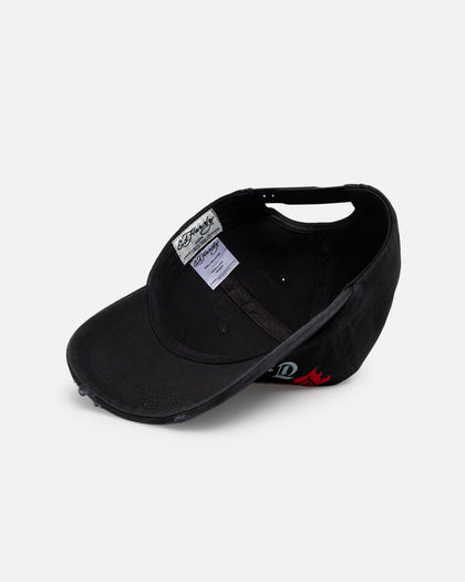 Ed Hardy Flash Trucker Snapback Washed Black