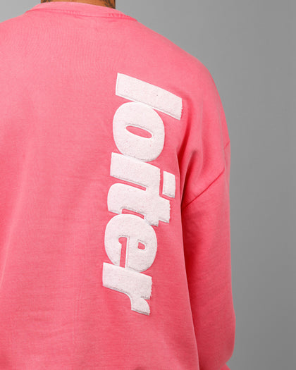 Loiter Freeway Crewneck Pink