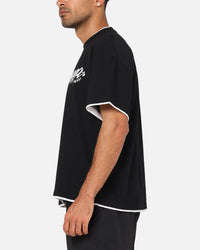 Carre Motion Layered T-Shirt Black/White