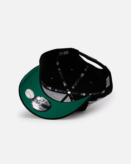New Era Chicago Cubs 'Black Cord' 9FORTY A-Frame Corduroy Snapback Black