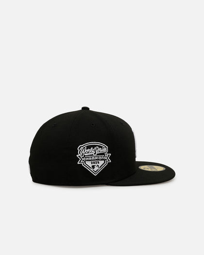 New Era Los Angeles Dodgers '2025 World Series Champions' 59FIFTY Fitted Black/White